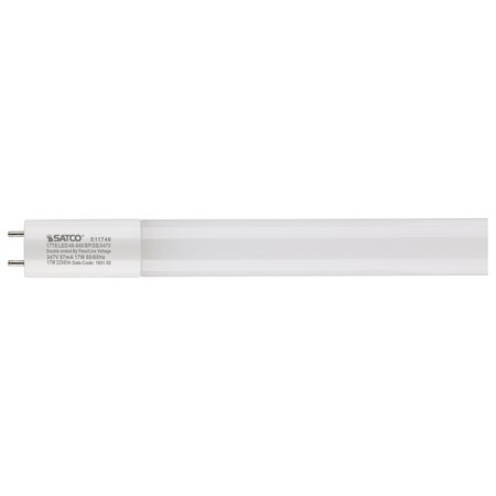 Satco 17W 4Ft LED T8, 347V Canada Only, G13 40K, Type B BBP, Double Ended Wiring S11746